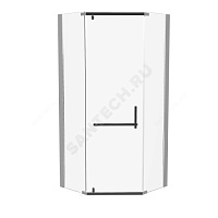 Ограждение душевое Aurora 900х900х1900 мм без поддона Мирсант УТ000057041 купить в интернет-магазине инженерного оборудования в Санкт-Петербурге