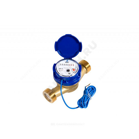 Счётчик х/в крыльчатый одноструйный Ду 25 Ру16 50С L=170мм резьба импульсный В/К ОСВХ ДГ1 исполнение Нептун Декаст 76-25-03 купить в интернет-магазине инженерного оборудования в Санкт-Петербурге