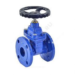 Задвижка чугун 30ч39р аналог МЗВ обрезиненный клин c гайкой Ду 125 Ру16 Тмакс=120C фл чёрн/штур Китай купить в интернет-магазине инженерного оборудования в Санкт-Петербурге