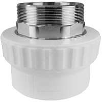 Муфта PP-R комбинированная под ключ белая НР Дн 40х1 1/2 VALFEX 10135240 купить в интернет-магазине инженерного оборудования в Санкт-Петербурге