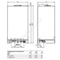 Котел настенный газовый 34 кВт одноконтурный Vitopend 100-W A1HB U-RLU Viessmann 7571697 купить в интернет-магазине инженерного оборудования в Санкт-Петербурге