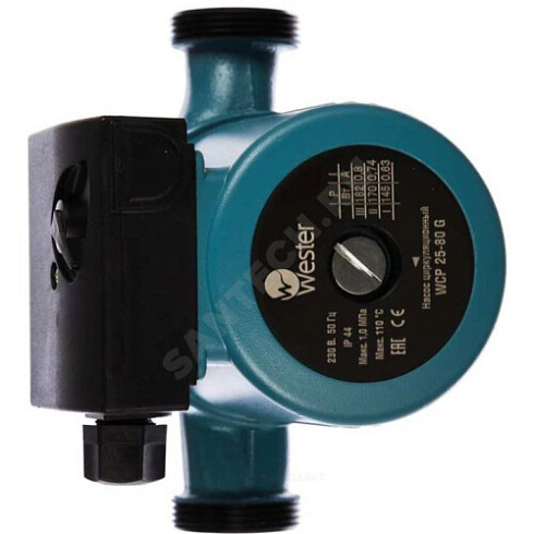 Насос циркуляционный с мокрым ротором WCP 32-40G PN10 230B/50Гц с гайкой Wester 0-18-0020 купить в интернет-магазине инженерного оборудования в Санкт-Петербурге