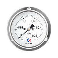 Манометр ТМ-520Т.00 осевой Дк100мм 0-0,6 МПа кл.1,0 G1/2 Росма 00000000981 купить в интернет-магазине инженерного оборудования в Санкт-Петербурге