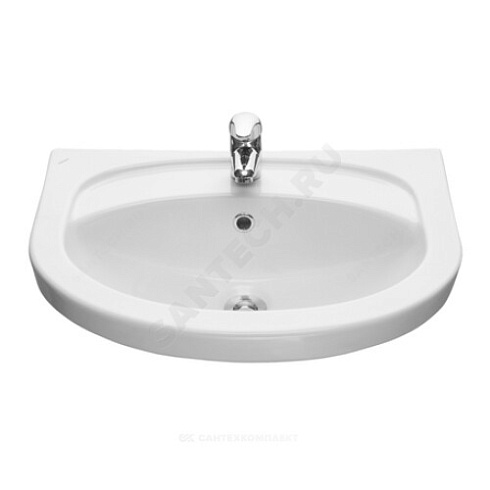 Умывальник мебельный Интакт 58 белый Santeri 1.3120.4.S00.11B.0 купить в интернет-магазине инженерного оборудования в Санкт-Петербурге