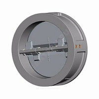 Клапан обратный нерж 2/створ CB6450 Ду 150 Ру25 Тмакс=200 оС межфл створки нерж Tecofi CB6450-0150 купить в интернет-магазине инженерного оборудования в Санкт-Петербурге