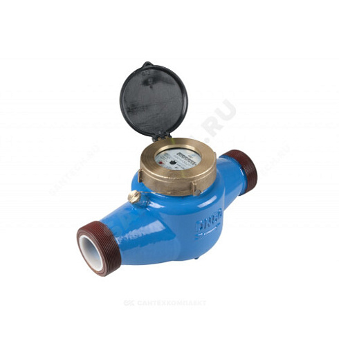 Счётчик х/в крыльчатый многоструйный Ду 50 Ру16 40С L=300мм резьба В/К ВКМ М Декаст 71-50-08 купить в интернет-магазине инженерного оборудования в Санкт-Петербурге