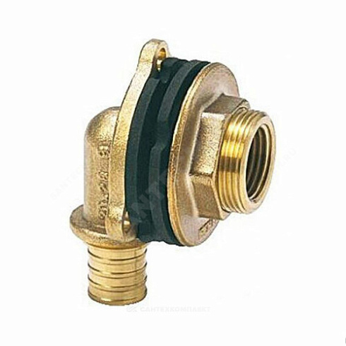 Водорозетка для PE-X бронза Дн 16х1/2 НР L=55мм для ДСП RAUTITAN RX+ Rehau 14563781001 купить в интернет-магазине инженерного оборудования в Санкт-Петербурге