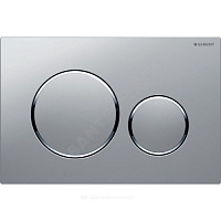Кнопка для инсталляции Sigma 20 хром матовый/хром глянцевый Geberit 115.882.JQ.1 купить в интернет-магазине инженерного оборудования в Санкт-Петербурге
