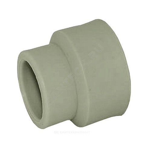 Муфта PP-R переходная серая внутр/наруж пайка Дн 110х63 VALFEX 10011063Г купить в интернет-магазине инженерного оборудования в Санкт-Петербурге