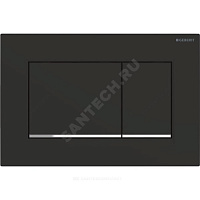 Кнопка для инсталляции Sigma 30 черный матовый лак/хром глянцевый Geberit 115.883.14.1 купить в интернет-магазине инженерного оборудования в Санкт-Петербурге