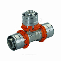 Тройник МП латунь пресс Дн 50 MLC Uponor 1046928 (1015146) купить в интернет-магазине инженерного оборудования в Санкт-Петербурге