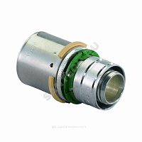 Муфта переходная МП латунь пресс Дн 32х25 S-PRESS PLUS Uponor 1070556 (1015217) купить в интернет-магазине инженерного оборудования в Санкт-Петербурге