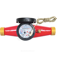 Счётчик г/в и х/в крыльчатый многоструйный Ду 25 Ру16 90С L=260мм резьба импульсный В/К ЭКО НОМ СВДЛ25-002 купить в интернет-магазине инженерного оборудования в Санкт-Петербурге