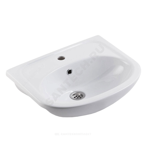 Умывальник мебельный УЮТ 50 белый Rosa (Кировская керамика) купить в интернет-магазине инженерного оборудования в Санкт-Петербурге