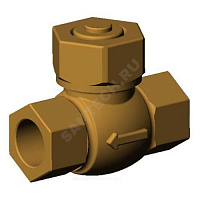 Клапан обратный бронза подъемный CS2142 Ду 25 Ру25 ВР 3/4 Tecofi CS2142-0025 купить в интернет-магазине инженерного оборудования в Санкт-Петербурге