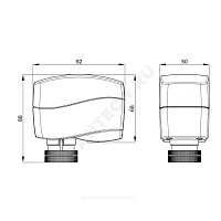 Электропривод аналоговый AME 110 NL без адаптера Danfoss 082F1091 . купить в интернет-магазине инженерного оборудования в Санкт-Петербурге