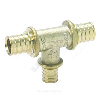 Тройник для PE-X латунь оцинкованная Дн 17 RAUTHERM S Rehau 12502871002 купить в интернет-магазине инженерного оборудования в Санкт-Петербурге