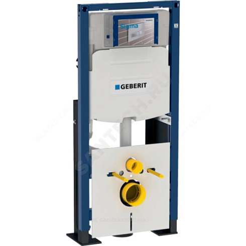 Инсталляция для подвесного унитаза Duofix без кнопки смыва Geberit 111.380.00.5 купить в интернет-магазине инженерного оборудования в Санкт-Петербурге