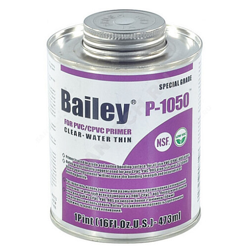 Очиститель для ПЭ/ПВХ 473мл Bailey P-1050 купить в интернет-магазине инженерного оборудования в Санкт-Петербурге