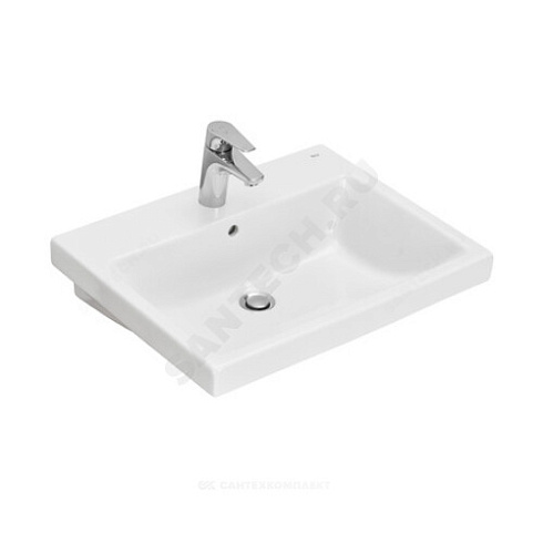 Умывальник мебельный The Gap Plus 60 белый Roca 3270M1004 купить в интернет-магазине инженерного оборудования в Санкт-Петербурге