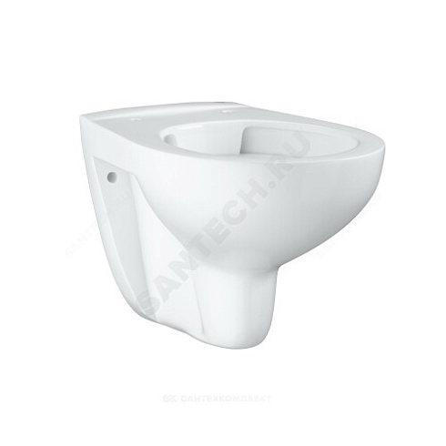 Унитаз подвесной Bau Ceramic горизонт/выпуск без сиденья Grohe 39427000 купить в интернет-магазине инженерного оборудования в Санкт-Петербурге