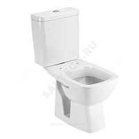 Унитаз-компакт Нео Лайт белый нижний подвод косой выпуск 2/реж дюропласт Soft close Santek 1.WH30.2.409 купить в интернет-магазине инженерного оборудования в Санкт-Петербурге