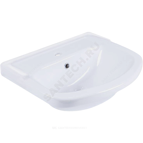 Умывальник мебельный Акватон 52 белый Santeri 1.3120.1.S00.11B.0 купить в интернет-магазине инженерного оборудования в Санкт-Петербурге