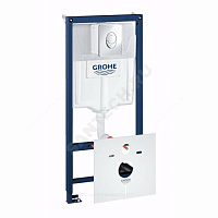 Инсталляция для подвесного унитаза Rapid SL с кнопкой смыва Skate Air хром Grohe 38750001 купить в интернет-магазине инженерного оборудования в Санкт-Петербурге