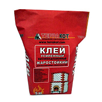 Клей для печной плитки жаростойкий Терракот, 5 кг купить в интернет-магазине инженерного оборудования в Санкт-Петербурге
