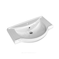 Умывальник мебельный Классик 65 белый Kirovit (Кировская керамика) купить в интернет-магазине инженерного оборудования в Санкт-Петербурге