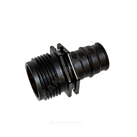 Муфта для PE-X PPSU Дн 25х1 НР Q&E Uponor 1008665 купить в интернет-магазине инженерного оборудования в Санкт-Петербурге