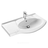 Умывальник мебельный Коралл 83 левое крыло Santek 1.WH11.0.225 купить в интернет-магазине инженерного оборудования в Санкт-Петербурге