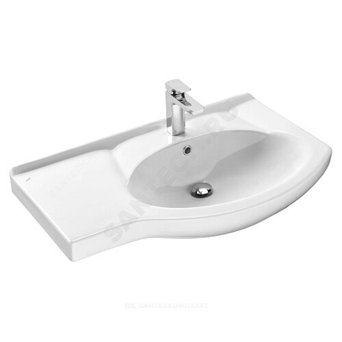 Умывальник мебельный Коралл 83 левое крыло Santek 1.WH11.0.225 купить в интернет-магазине инженерного оборудования в Санкт-Петербурге