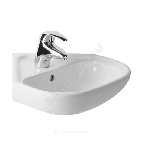 Умывальник угловой подвесной Deep by Jika (Olymp) 55 белый Jika 8.1661.4.000.104.1 купить в интернет-магазине инженерного оборудования в Санкт-Петербурге