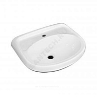 Умывальник мебельный Браво 50 белый Лобненский стройфарфор купить в интернет-магазине инженерного оборудования в Санкт-Петербурге